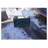 Glass Top High Table 48"