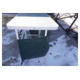 Glass Top High Table 48"