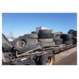 Large Lot of Used Skid Loader, Telehandler and Truck Tires