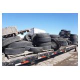 Large Lot of Used Skid Loader, Telehandler and Truck Tires