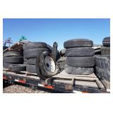 Large Lot of Used Skid Loader, Telehandler and Truck Tires