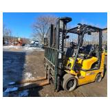 2019 Hyundai 25LC-7A  5000lb LP Forklift - For Parts or Repair