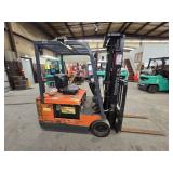 1999 Toyota 5FBE15 36V Electric Forklift
