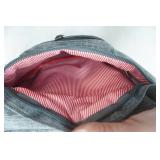 NEW Grey Vegan Leather Hobo Handbag; NEW The Herschel Supply Co. Hip Bag