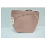 NWT Kayla + Ava Vegan Leather Bucket Purse Bag. (light mauve)