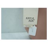 NWT Kayla + Ava Vegan Leather Bucket Purse Bag. (light mauve)