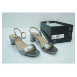 NEW Naturalizer Pewter Leather Heels