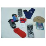 NEW Socks, Wig Cap, Bow Tie & Pocket Square, Nylons