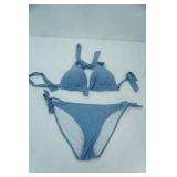 NEW/LIKE NEW Shekin size XL Bikini Light Blue