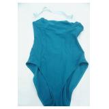 NWT Calvin Klein Swimwear Size 10. Teal 1 piece suit