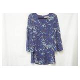Loft Long Sleeve Floral Print Blouse Size 00P