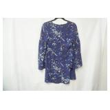 Loft Long Sleeve Floral Print Blouse Size 00P