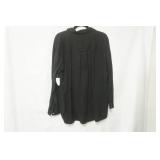 NWT Old Navy Black Button Up Blouse Size L