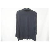Ann Taylor Size L Dark Navy Blue Blouse