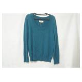 NWT Sonoma M Long Sleeve Dusty Teal Sweater