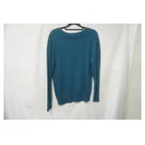 NWT Sonoma M Long Sleeve Dusty Teal Sweater