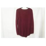 Apt 9 Wine Color Sweater. Size L