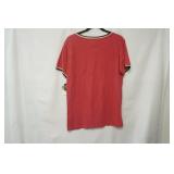 NWT Red Jacket Size XL V-Neck T-shirt. 