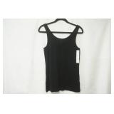 NEW A New Day Size L Fitted Black Tank Top