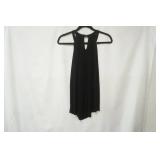 International Concepts Size L black embroidered tank top