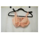 NWT Peach Lace Bra. Size L