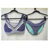 Athleta Bikini. Underwire Top Size 38 D/DD, Bottom Size L