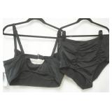 NWT Torrid 2-Piece Black Bikini. Underwire top (size 2-DD/F), High-Waisted Bottoms (size 1)