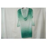 Balance Collection Size L. Swim Cover-Up. hooded, 3/4 sleeve