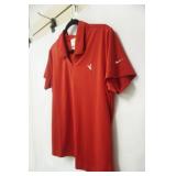 Nike Golf Dri-Fit Womens Size L. Red Polo T-Shirt