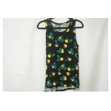 Apt 9 Size L. Black w/lemon print tank