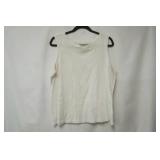 Croft Barrow White Tank Top Size XXL