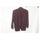 Loft Size L Plum Color Cardigan