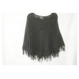 Arianna by Howards Size O Black Crochet Sweater / Cover (w/cuffs)