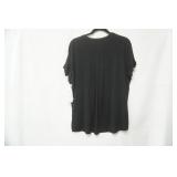 NWT Style & Co. Size L black blouse