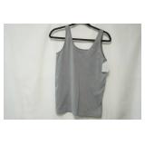 Ellen Tracy size XL grey fitted tank
