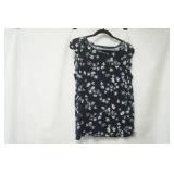 Loft vintage soft size m. sleeveless navy blue and floral