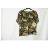 Sag Harbor petite M floral blouse