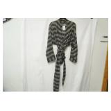 Jones New York Size 18W. Pattern Silk wrap blouse