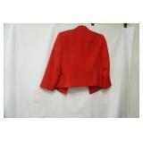NWT Anne Klein SIze 12 Red Blazer