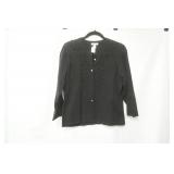 Charter Club Size L Black Cardigan