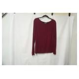 First Feeling Maroon long sleeve. Size L