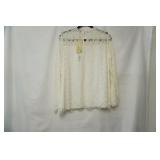 NWT Jodifl Size S ivory lace blouse