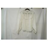 Miss Selfridge size 8 white cotton button up blouse