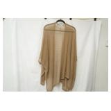 Tan Glitter Shrug (no size L/XL)
