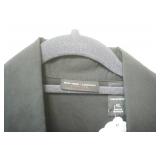 New York & Company Black Button Up Size XL