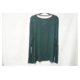 Celebrate Together size XXL forest green sparkle long sleeve
