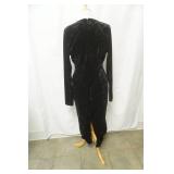 Good American Size XL. Long Black Velvet Dress