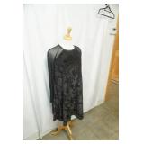 Rachel Roy Floral Shimmer Mini Dress. Size M