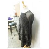 Rachel Roy Floral Shimmer Mini Dress. Size M