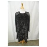 Rachel Roy Floral Shimmer Mini Dress. Size M
